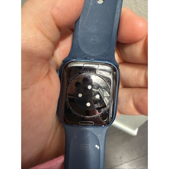 Apple Watch Series 7 41MM Blue Watch Used - Picture 4 of 5